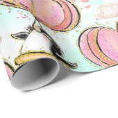 Heißluftballon Tiere Valentinstag Geschenkpapier (Rolleneckpunkt)