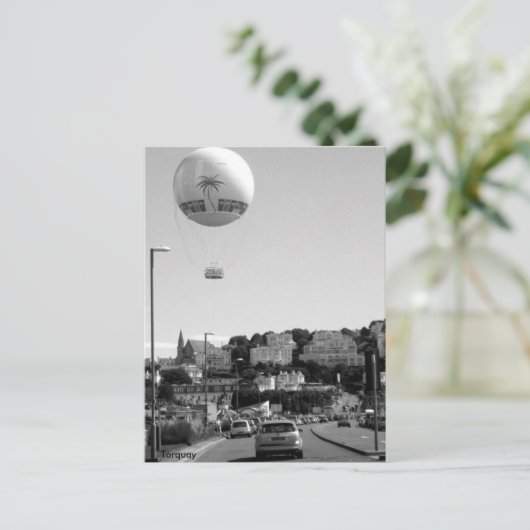 Heißluftballon , Torquay Postkarte (Stehend Vorderseite)