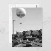 Heißluftballon , Torquay Postkarte (Vorne/Hinten)