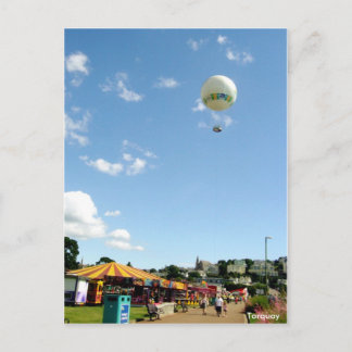 Heißluftballon , Torquay Postkarte