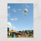 Heißluftballon , Torquay Postkarte (Vorderseite)