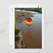 Heißluftballon Touch Rio Grande River Postkarte (Vorne/Hinten)