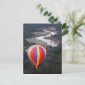 Heißluftballon über dem Mara River Postkarte (Stehend Vorderseite)