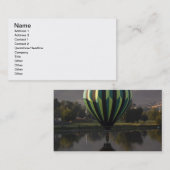 Heißluftballon über dem Yakima-Fluss Visitenkarte (Vorne/Hinten)