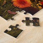 Heißluftballon über der Landschaft Puzzle (Seite)