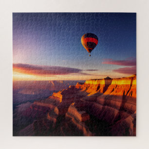 Heißluftballon über Grand Canyon Puzzle
