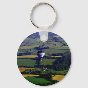 HeißluftBallon und Ansicht Schlüsselanhänger