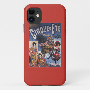 Heißluftballon- und japanische Damenplakat Case-Mate iPhone Hülle