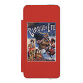 Heißluftballon und japanisches Damen-Plakat Incipio iPhone Geldbeutel-Hülle (Folio Vorderseite)