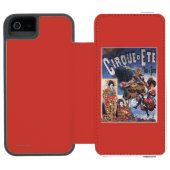 Heißluftballon und japanisches Damen-Plakat Incipio iPhone Geldbeutel-Hülle (Folio Geöffnet)