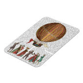 Heißluftballon und Menschen Magnet (Linke Seite)