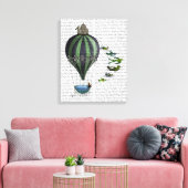 Heißluftballon und Vögel Leinwanddruck (Insitu (Wohnzimmer))