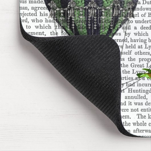 Heißluftballon und Vögel Mousepad (Ecke)