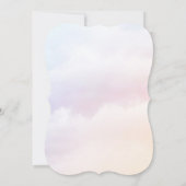 Heißluftballon, Up & away Geburtstag Einladung (Rückseite)