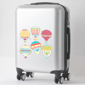 Heißluftballon Varieté Contour Aufkleber (Koffer)