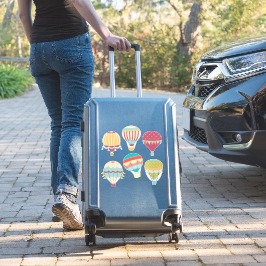 Heißluftballon Varieté Contour Aufkleber (Koffer Insitu)