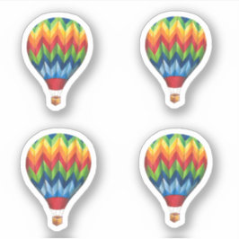 Heißluftballon Vinyl Cut Aufkleber