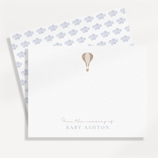 Heißluftballon , vom Kinderzimmer, vielen Dank Einladung