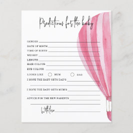 Heißluftballon - Vorhersagen und Ratschläge Baby