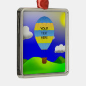 Heißluftballon-Vorlagenschlüssel Ornament Aus Metall (Rechts)