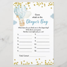 Heißluftballon: Was ist in der Windeltasche?