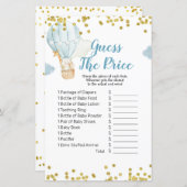 Heißluftballon Wasserfarbe Schätzung Preis Spiel (Vorne/Hinten)