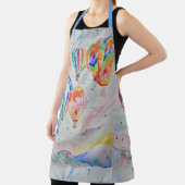 Heißluftballon Wasserfarbe Väter Küche Schürze (InSitu)