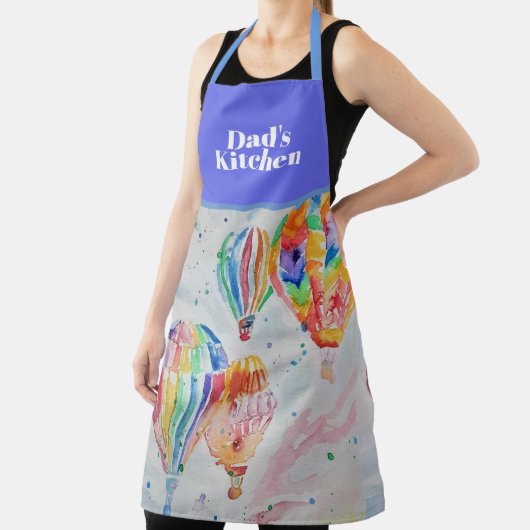 Heißluftballon Wasserfarbe Väter Küche Schürze (InSitu)