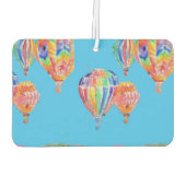 Heißluftballon Wasserfarben-Balloons Autolufterfrischer (Rückseite)