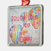 Heißluftballon Wasserfarben Kinder Name Dekoration (Links)