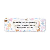 Heißluftballon Wasserfarben Muster (Vorne)