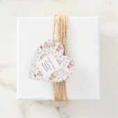 Heißluftballon Wasserfarben Muster Geschenkanhänger (Beispiel)