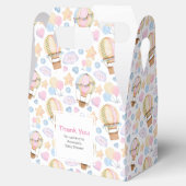 Heißluftballon Wasserfarben Muster Geschenkschachtel (Geöffnet)