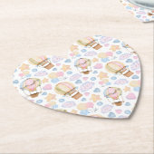 Heißluftballon Wasserfarben Muster Untersetzer (angewinkelt)