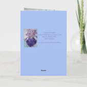 Heißluftballon Wasserfarbenmalerei Geburtstagskart Karte (Rückseite)