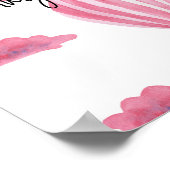 Heißluftballon - Wie groß ist Mommy's Bauch Poster (Ecke)