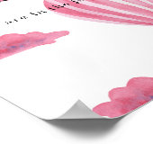 Heißluftballon - Wie viele Bonbons Poster (Ecke)