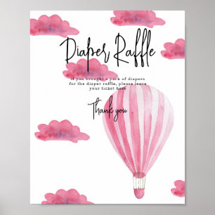 Heißluftballon - Windeln Poster