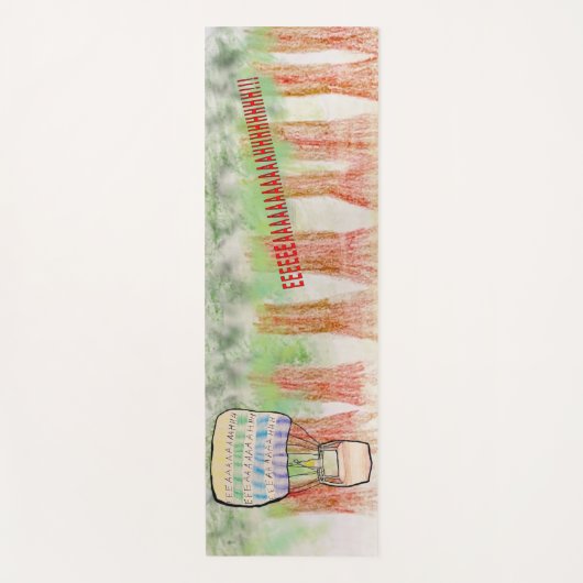 Heißluftballon Yogamatte (Vorderseite)