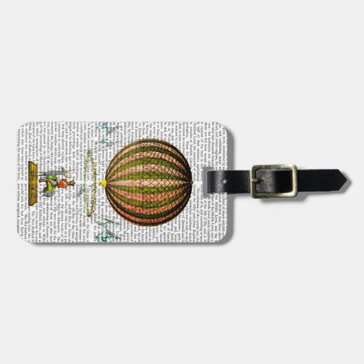 Heißluftballon Zephi 2 Gepäckanhänger (Vorderseite horizontal)