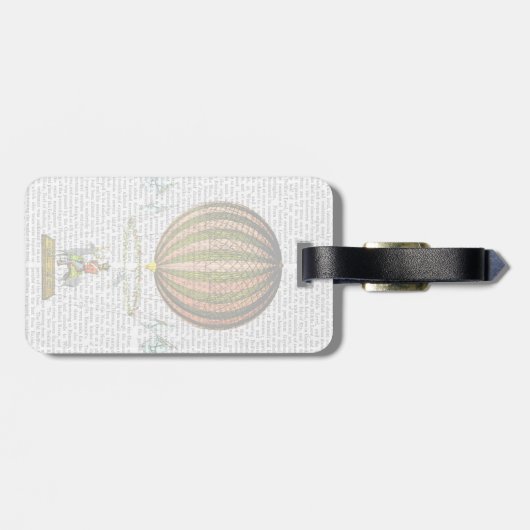 Heißluftballon Zephi 2 Gepäckanhänger (Rückseite horizontal)