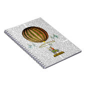 Heißluftballon Zephire 2 Notizblock (Rechte Seite)