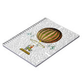 Heißluftballon Zephire 2 Notizblock (Linke Seite)