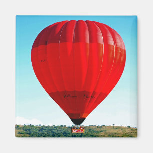 Heißluftballon, zum des Lebens zu feiern Magnet