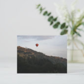 Heißluftballon zum Feiern Postkarte (Stehend Vorderseite)