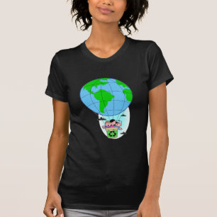 Heißluftballon zum Tag der Erde T-Shirt