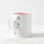 Heißluftballon Zweifarbige Tasse (Vorderseite Links)