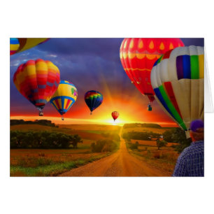 Heißluftballonbild