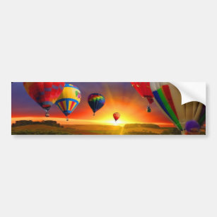 Heißluftballonbild Autoaufkleber