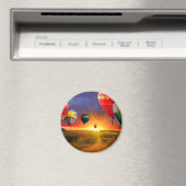 Heißluftballonbild Magnet (In Situ (Geschirrspüler))